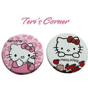 Hello Kitty Compact Mirror (LOT OF 2) BRAND NEW (Easter baskets🐣)